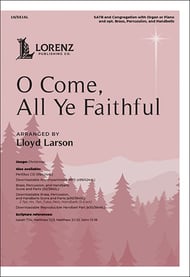 O Come, All Ye Faithful SATB choral sheet music cover Thumbnail